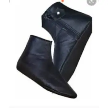 Leather socks Black 